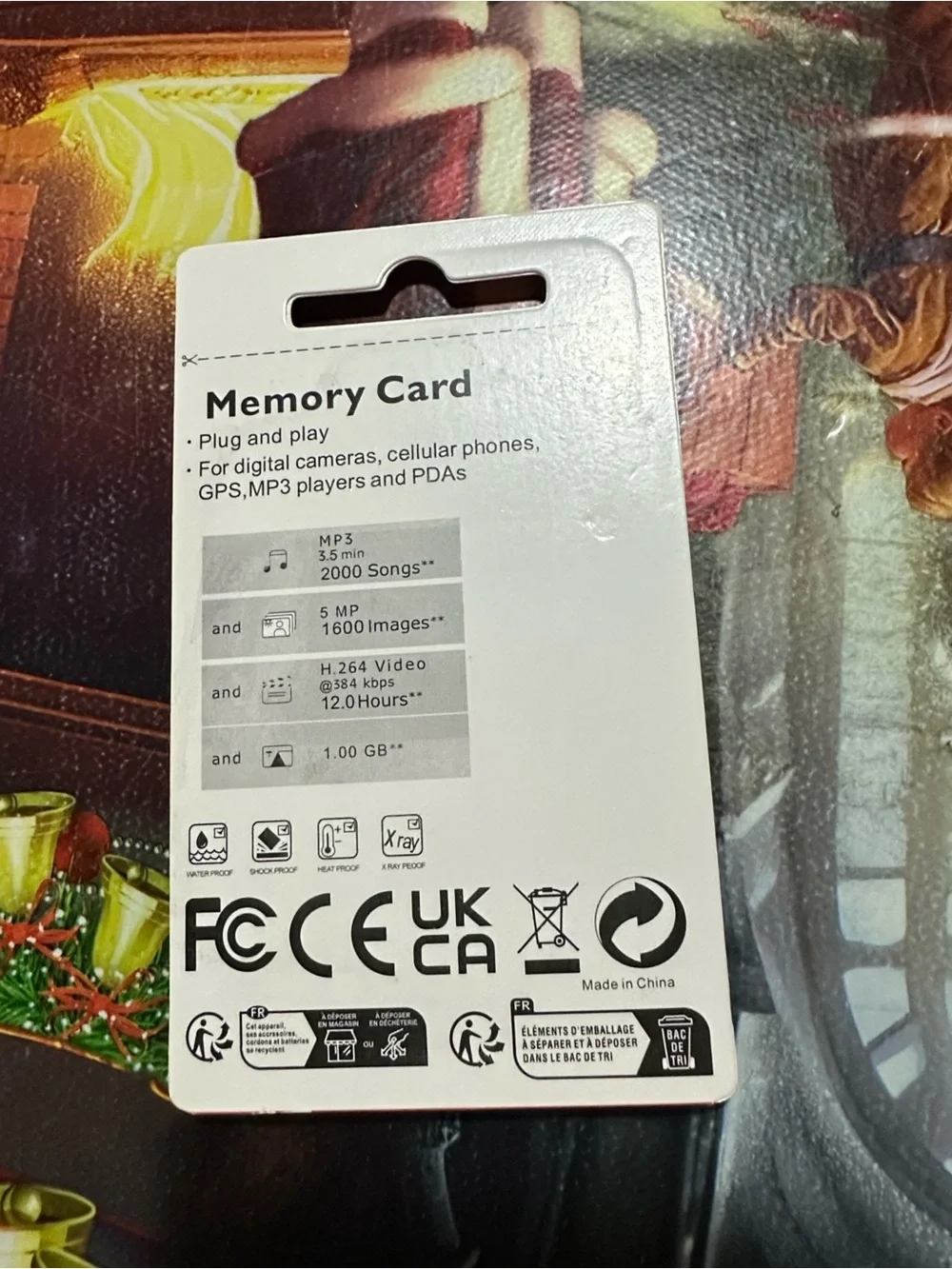 Lenovo Blue microSD Card with SD Adapter - Black Adapter